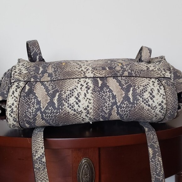 BRIAN MAKOWSKY BIG SNAKE LEATHER IMITATION BAG. - Picture 8 of 11